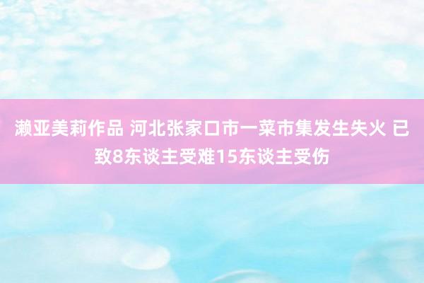 濑亚美莉作品 河北张家口市一菜市集发生失火 已致8东谈主受难15东谈主受伤